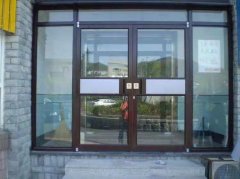 津南区制作有框无框玻璃门钢化玻璃门感应玻璃门安装