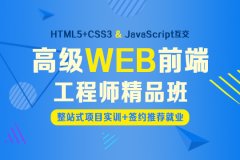 上海网页前端设计、框架、后台开发培训