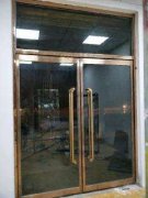 塘沽区定制安装商场玻璃隔断无框玻璃门钢化玻璃门隔断