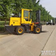 厂家直销多功能工程改装叉车 3吨越野叉车 小型轮式越野叉车
