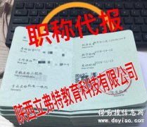 陕西省2020年工程师职称评审政策