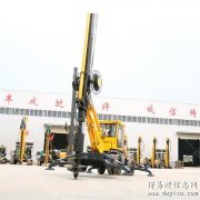 现货直销机锁杆旋挖钻机 小型轮式旋挖钻机现场