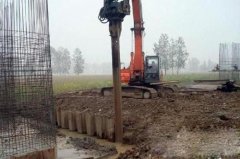 北京专业基坑打桩 发电杆打基础桩