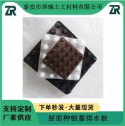 车库排水板芜湖2公分疏水板-无纺布