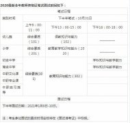 北京青橘子教育：2020年教师资格考试时间定了