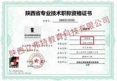 2020年陕西省初中级工程师职称申报细则说明