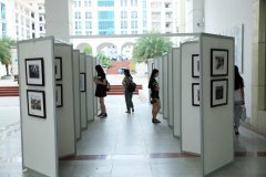 南宁书法摄影作品展板租赁 庆典物料活动布置 签名墙