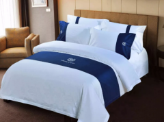 酒店布草酒店床上套件色织系列
