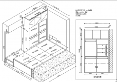 深圳CAD家具设计板式定制全屋定制木门护墙衣柜橱柜鞋柜