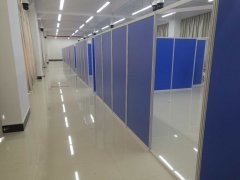 空间隔断展板搭建