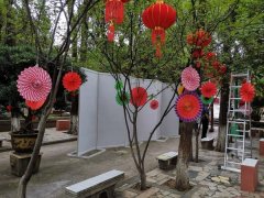 室外书画展展板搭建