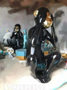 南京玻璃钢电镀猴子雕塑 卡通十二生肖制作工厂