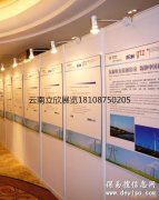八棱柱展板  屏风展板