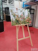 木质简易书画展架