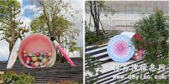 青浦大型不锈钢化妆盒雕塑 城市装饰圆盒雕塑定制工厂