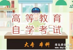 初中学历报名自考专科零基础自考大专专业好考毕业快