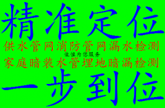 怒江漏水检测 专业地下消防水管漏水检测 地下自来水管漏水检测