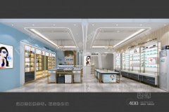 山东聊城50平眼镜店装修设计眼镜店装修效果图眼镜展柜制作厂家