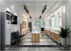 山西吕梁眼镜店装修设计  定制展柜和打柜子的区别