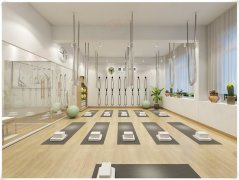 合肥现代瑜伽馆装修_瑜伽工作室设计_旨在营造舒适的运