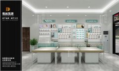 郑州眼镜店装修展柜设计定制，眼镜灯光设计