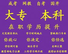 重庆专科学历可以报几个学校 网教和成教有什么区别