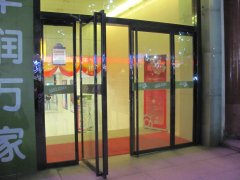 天津定制玻璃门厂家，天津北辰区定制写字楼玻璃门销售中心