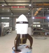 阜阳工厂定制火箭雕塑 彩绘模型雕塑 科技展览道具制作