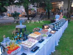 佛山、广州户外草坪自助餐+茶歇、西餐位上暖场美食节