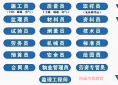2022新疆资料员和材料员短期培训班