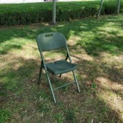 便携吹塑作训椅户外折叠轻便野外椅工厂士兵办公椅部队军绿学习椅