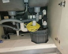 地下室厨房污水提升器安装