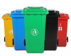 太原环卫用塑料分类垃圾桶 四分类环保垃圾箱厂家