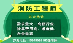 考一级消防工程师报名条件 课程精讲培训班