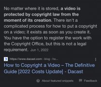 美国视频版权注册
