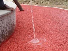 透水路面 透水砼 彩色透水地坪 透水混凝土材料厂家