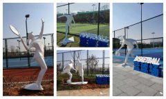 湖州体育公园-球场奔跑者 人物雕塑摆件