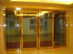 天津和平区制作不锈钢玻璃门，天津钢化玻璃门安装