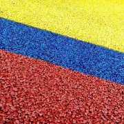 泸州市 彩色压印混凝土材料 彩色透水地坪  透水混凝土罩面剂
