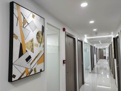 低成本、高档次甲级写字楼，精装办公室含房租水电物管网络空调