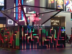 360度全息投影展示柜 3D互动展柜金字塔三维立体幻影成像柜