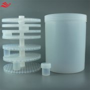 PFA清洗圆桶耐腐蚀4L6L地球化学PFA溶样罐清洗装置