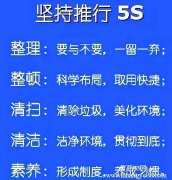 消防应急照明和疏散指示标志坚持推行5S目视化的好处
