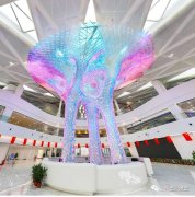 最炫科技风|襄阳科技馆艺术装置—全世界最大的亚克力雕塑生命树