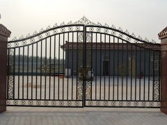 天津社区铁艺大门安装，红桥区电动铁艺大门供应厂家