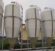 养殖场现代化养殖饲料储存设备料塔玻璃钢料塔的优势