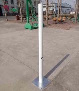 升降式易折杆助航灯光塔 不锈钢升降杆 碳纤维气象风杆