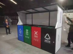 忻州户外垃圾桶果皮箱不锈钢分类环卫景区公园小区室外大号