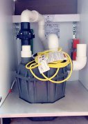 地下室洗衣机污水提升泵安装