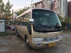 广州黄埔区政企接待租车15座VIP版丰田考斯特包车 长租短租